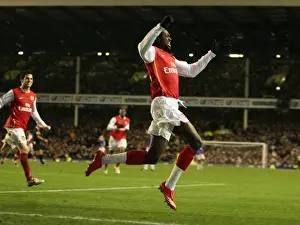 Everton V Arsenal 2007-08 Prints: Adebayor's Triumph: Arsenal's Thrilling 4-1 Victory Over Everton, 2007