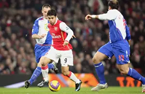 Adurado (Arsenal) Andre Ooijer and Zurab Khizanishvili(Blackburn Rovers)