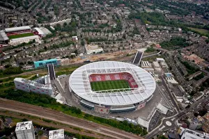 Aerial Triumph: Arsenal's 2-1 Victory over Ajax in Bergkamp's Testimonial at Emirates Stadium (2006)