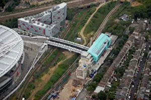 Aerial View of Arsenal's Highbury House and Northern Triangle During Dennis Bergkamp's Testimonial Match against Ajax, Emirates Stadium, Islington, London, 2006