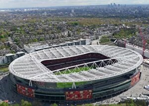 aerial view emirates stadium arsenal v chelsea