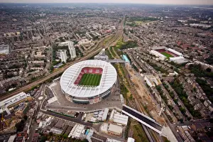 Aerial View of Emirates Stadium: Arsenal's Victory over Ajax in Bergkamp's Testimonial (2006)