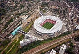 Aerial View of Exciting Arsenal 2:1 Ajax: Bergkamp's Testimonial at Emirates Stadium