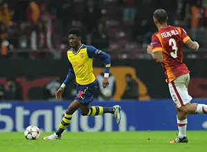 Galatasaray V Arsenal 2014/15 Prints: Ainsley Maitland-Niles: In Action for Arsenal in the UEFA Champions League against Galatasaray (2014)