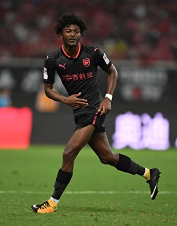 Bayern Munich V Arsenal 2017-18 Prints: Ainsley Maitland-Niles in Action: Arsenal vs. Bayern Munich, Shanghai 2017