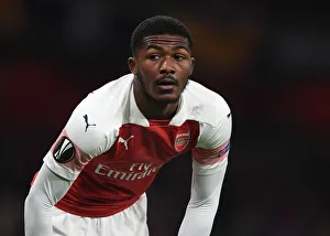 Arsenal V Qarabag 2018-19 Prints: Ainsley Maitland-Niles in Action: Arsenal vs. Qarabag, UEFA Europa League (December 2018)