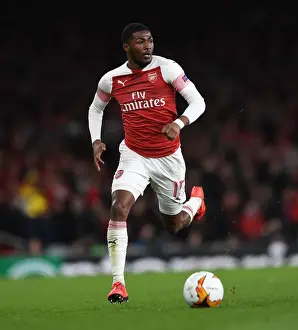 Arsenal V Stade Rennais 2018-19 Prints: Ainsley Maitland-Niles in Action: Arsenal vs Stade Rennais, UEFA Europa League 2019