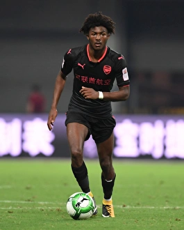 Bayern Munich V Arsenal 2017-18 Prints: Ainsley Maitland-Niles in Action: Bayern Munich vs. Arsenal (2017-18 Pre-Season Friendly)