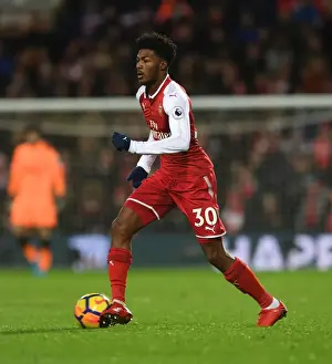 West Bromwich Albion V Arsenal 2017-18 Prints: Ainsley Maitland-Niles in Action: West Bromwich Albion vs