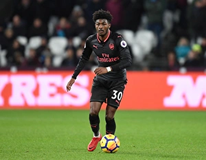 West Ham United V Arsenal 2017-18 Prints: Ainsley Maitland-Niles in Action: West Ham United vs. Arsenal, Premier League 2017-18