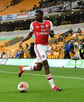 Ainsley Maitland-Niles in Action: Wolverhampton Wanderers vs Arsenal FC, Premier League 2019-2020