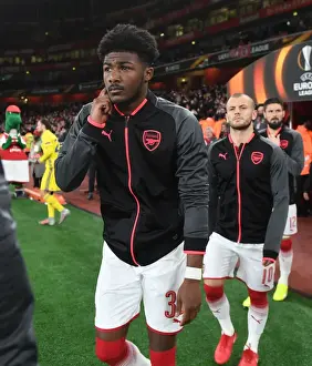 Arsenal V BATE Borisov 2017-18 Prints: Ainsley Maitland-Niles: Arsenal FC's Readiness - Arsenal v BATE Borisov