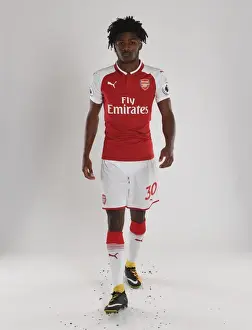 Arsenal 1st Team Photocall 2017-18 Prints: Ainsley Maitland-Niles at Arsenal's 2017-18 First Team Photocall