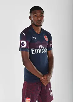 Ainsley Maitland-Niles at Arsenal's 2018/19 First Team Photo Call