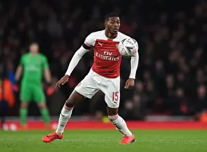 Arsenal V Manchester United FA Cup 2018-19 Prints: Ainsley Maitland-Niles: Arsenal's Focused Midfielder Prepares for FA Cup Battle Against Manchester United