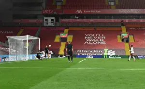 Ainsley Maitland-Niles Scores Penalty in Empty Anfield: Liverpool vs. Arsenal in Carabao Cup