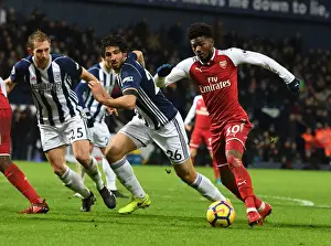 Ainsley Maitland-Niles vs Craig Dawson and Ahmed Hegazi: Intense Battle at The Hawthorns (West Bromwich Albion vs Arsenal, 2017-18)
