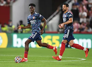 Brentford V Arsenal 2021-22 Prints: Albert Sambi Lokonga in Action: Brentford vs Arsenal, 2021-22 Premier League