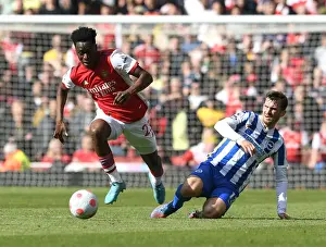 Albert Sambi Lokonga Fouls by Pascal Gross in Arsenal vs. Brighton Premier League Clash (2021-22)