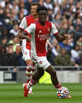 Tottenham Hotspur V Arsenal - The Mind Series 2021-22 Prints: Albert Sambi Lokonga's Unwavering Concentration: Arsenal vs