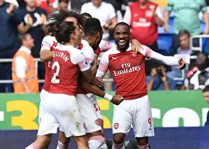 Cardiff City V Arsenal 2018-19 Prints: Alenxandre Lacazette's Brace: Arsenal's Victory over Cardiff City (2018-19)