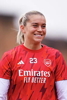 Images Dated 20th November 2023: Alessia Russo of Arsenal Prepares for Barclays Women's Super League Clash against Brighton & Hove