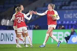 Images Dated 13th November 2023: Alessia Russo Scores Brace: Arsenal Women Triumph Over Leicester City in Barclays Super League Clash