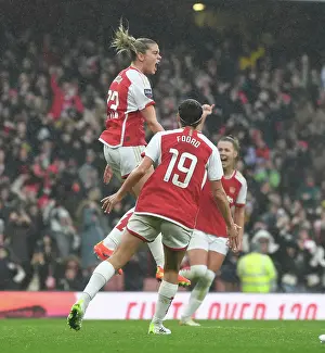 Arsenal Women V Chelsea Women 2023-24 Prints: Alessia Russo's Brace Leads Arsenal Women to Super League Victory Over Chelsea