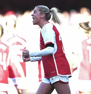 Arsenal V Aston Villa 2023-24 Prints: Alessia Russo's Brace Powers Arsenal Women to Super League Victory over Aston Villa (2023-24)