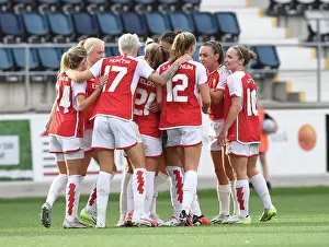 Arsenal Women V Paris FC 2023-24 Prints: Alessia Russo's Hat-Trick Leads Arsenal Women to UEFA Champions League Victory over Paris FC