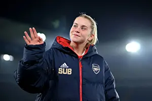 Leicester City Women V Arsenal Women 2023-24 Prints: Alessia Russo's Heroics: Arsenal Secures Victory Over Leicester City in Women's Super League