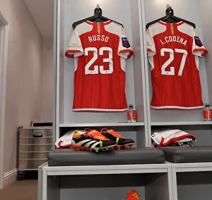 Arsenal Women V Everton Women 2023-24 Prints: Alessia Russo's New Adidas Boots
