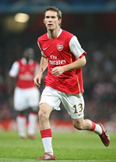 Arsenal V Slavia Prague 2007-08 Prints: Alex Hleb (Arsenal)