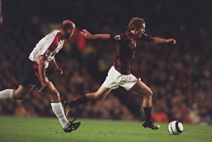 Alex Hleb (Arsenal) Claus Jensen (Fulham). Arsenal 4: 1 Fulham