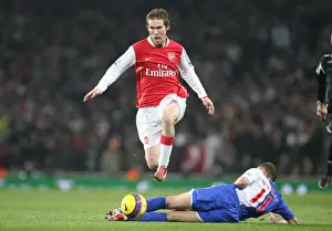 Arsenal V Blackburn Rovers 2007-8 Prints: Alex Hleb (Arsenal) David Bentley (Blackburn Rovers)