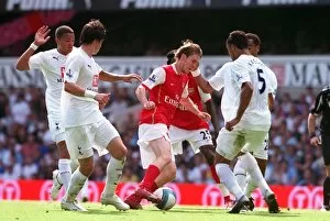 Images Dated 17th September 2007: Alex Hleb (Arsenal) Jermaine Jenas