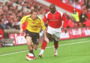 Alex Hleb (Arsenal) Jimmy-Floyd Hasselbaink (Charlton Athletic)