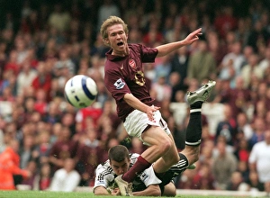Alex Hleb (Arsenal) and Steven Taylor (Newcastle)