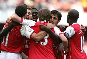 Images Dated 1st August 2007: Alex Hleb celebrates scoring Arsenals 1st goal