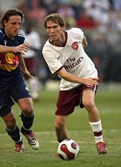 Salzburg V Arsenal 2007-08 Prints: Alex Hleb Duel: Arsenal vs. Salzburg, 2007 Pre-Season Friendly