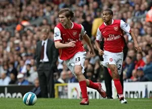 Images Dated 19th August 2007: Alex Hleb and Gael Clichy (Arsenal)