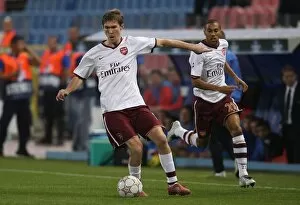 Images Dated 3rd October 2007: Alex Hleb and Gael Clichy (Arsenal)
