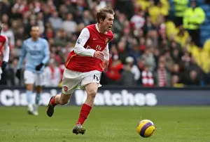 Manchester City V Arsenal 2007-8 Prints: Alex Hleb Shines in Arsenal's 3-1 Victory over Manchester City, 2008