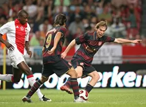 Hleb Alexander Collection: Alex Hleb and Tomas Rosicky (Arsenal)