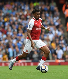 Alex Iwobi: In Action for Arsenal Against Brighton & Hove Albion, Premier League 2017-18