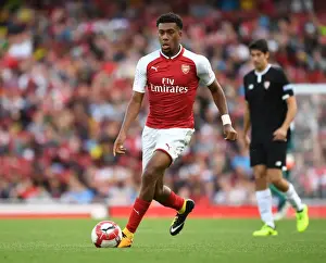 Arsenal V Seville - Emirates Cup 2017-18 Prints: Alex Iwobi: In Action for Arsenal Against Sevilla - Emirates Cup 2017-18