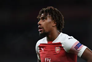 Arsenal V Sporting Clube De Portugal 2018-19 Prints: Alex Iwobi in Action for Arsenal against Sporting CP, UEFA Europa League 2018-19