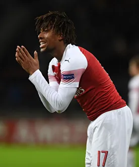 BATE Borisov V Arsenal 2018-19 Prints: Alex Iwobi in Action: Arsenal vs BATE Borisov, UEFA Europa League 2019