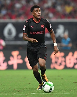 Alex Iwobi in Action: Arsenal vs. Bayern Munich, 2017 Pre-Season Friendly in Shanghai