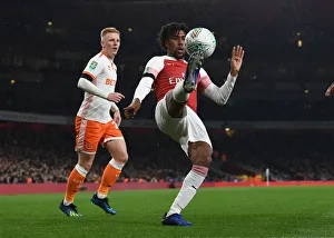 Arsenal V Blackpool Carabao Cup 2018-19 Prints: Alex Iwobi in Action: Arsenal vs Blackpool, Carabao Cup 2018-19